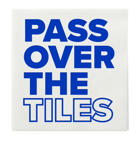 “PASSOVER THE TILES” COCKTAIL NAPKINS