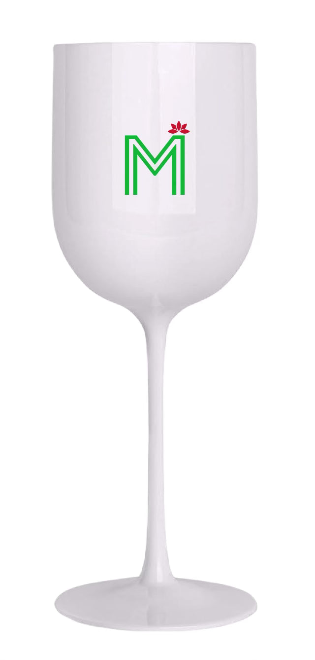 MERRY MERRY MEERY MAHJI WINE GLASS