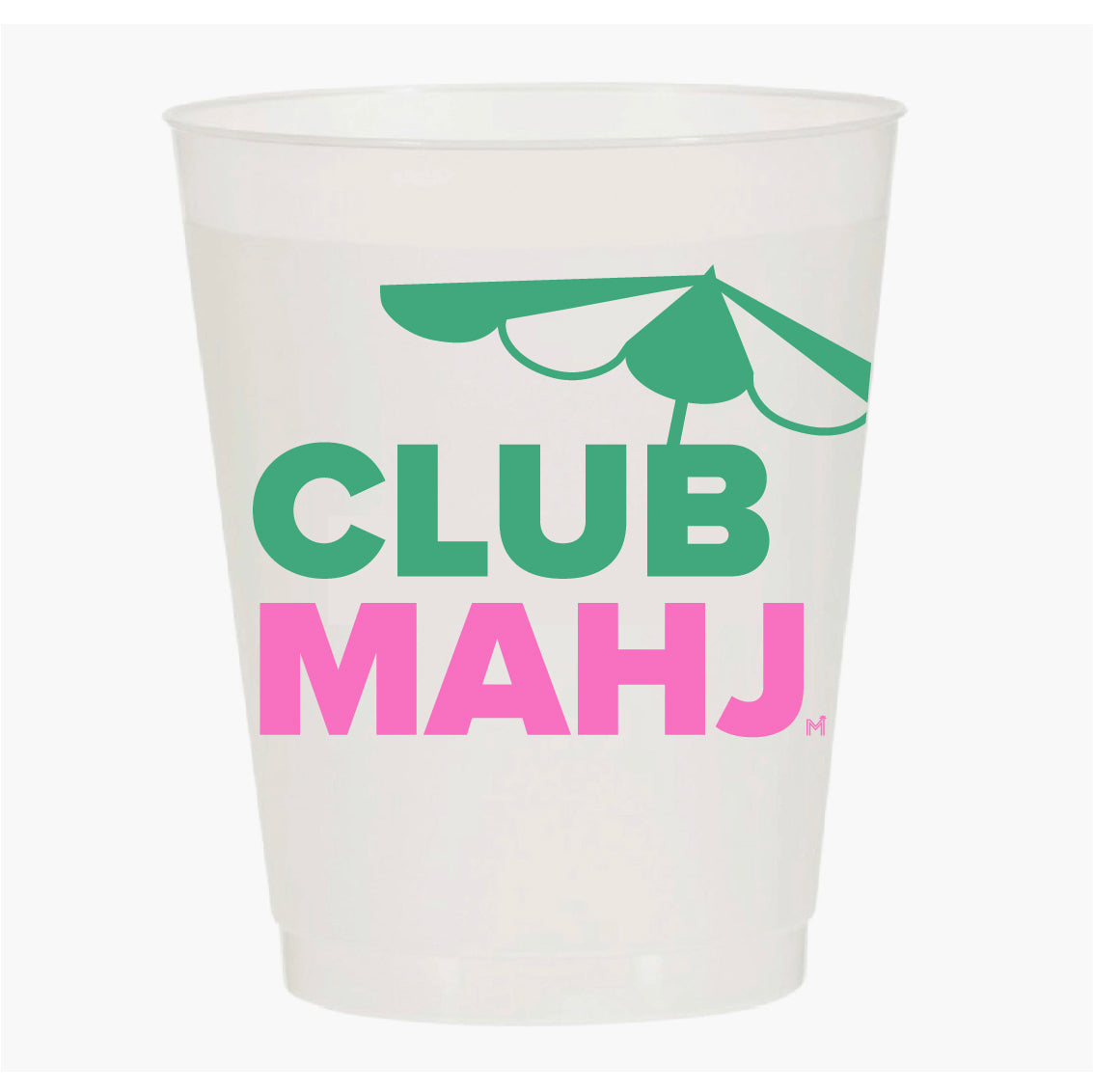 “CLUB MAHJ” MAHJONG FROST FLEX CUPS