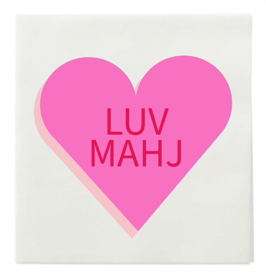 “LUV MAHJ" COCKTAIL NAPKINS