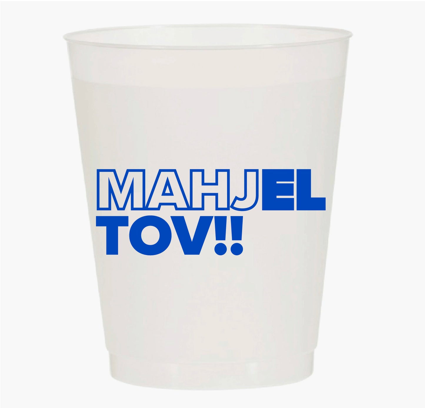 “MAHJEL TOV” FROST FLEX CUPS