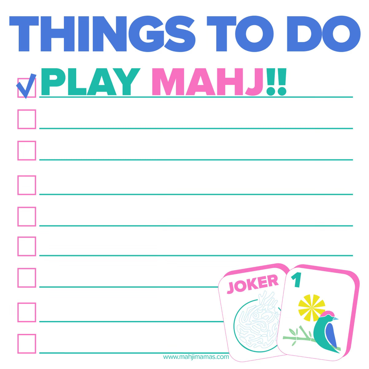 THINGS TO DO NOTEPAD