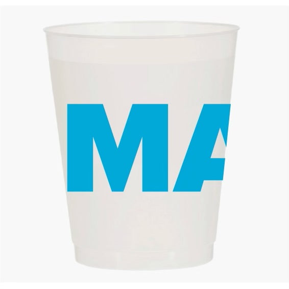 “I 💙 MAHJ” FROST FLEX CUPS